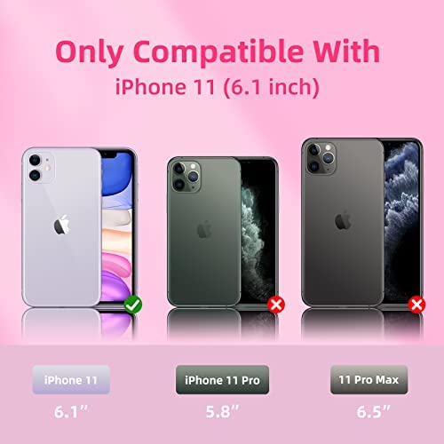 K TOMOTO Liquid Silicone Case Compatible with iPhone 11 (6.1"), Full Body Protection Gel Rubber Cover with Soft Microfiber Lining, Scratch Resistant Shockproof Protective Phone Case, Neon Pink - Image 6