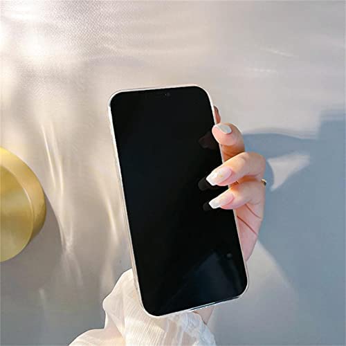 Fycyko Compatible for iPhone 11 3D Butterfly Floral Clear with Design Aesthetic Women Teen Girls Glitter Pretty Crystal Sparkle Sparkly Cute Girly Phone Cases Protective Cover+Pearl Chain-Clear - Image 7